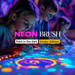 Neon Brush Kids: Maalauskokemus perheelle